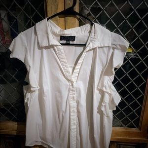 Eloquii White Sleeveless Blouse Size XL NWOT